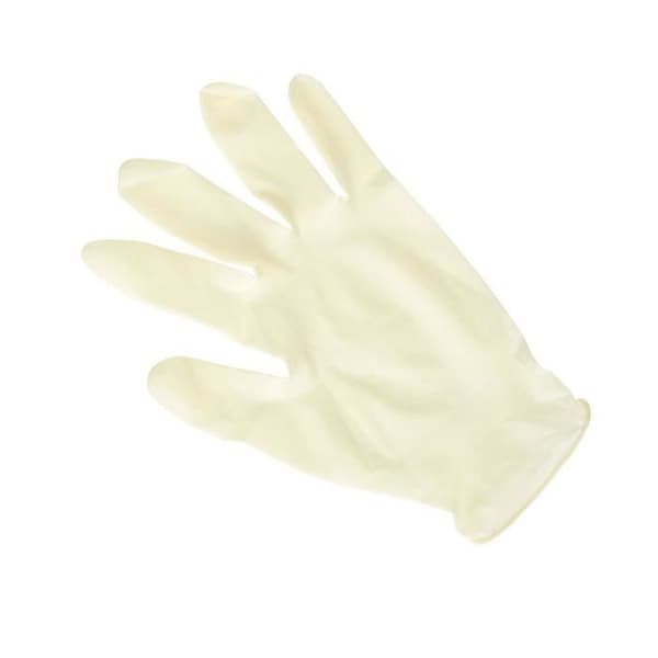 Guante Desechable Látex Sintetico Talla 7 Box 100 Unidade