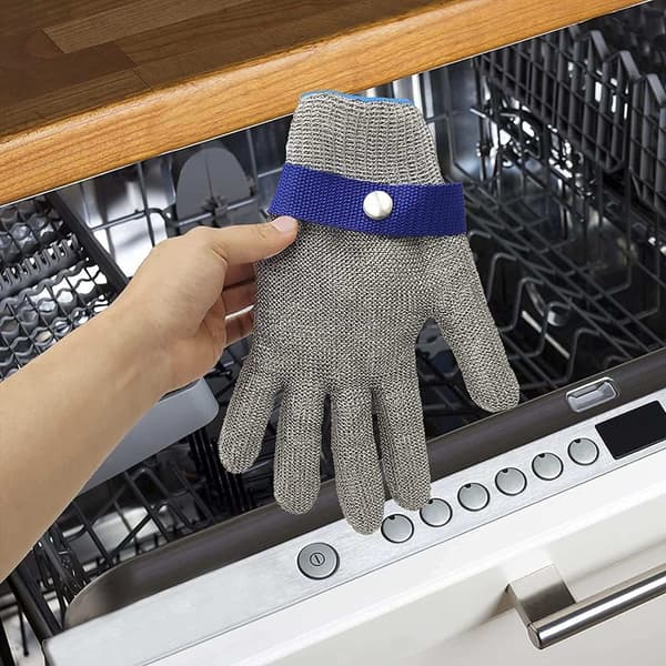 S 1X Metalhandske i rustfrit stål niveau 5