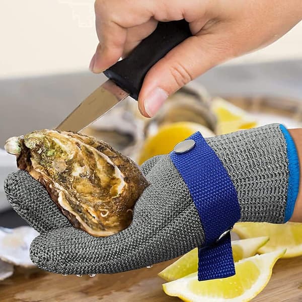 S 1X Metalhandske i rustfrit stål niveau 5