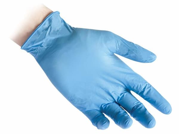 Reflexx proffshandske - R72/M - R72 Pulverfria nitrilhandskar, M, himmelsblå, 100