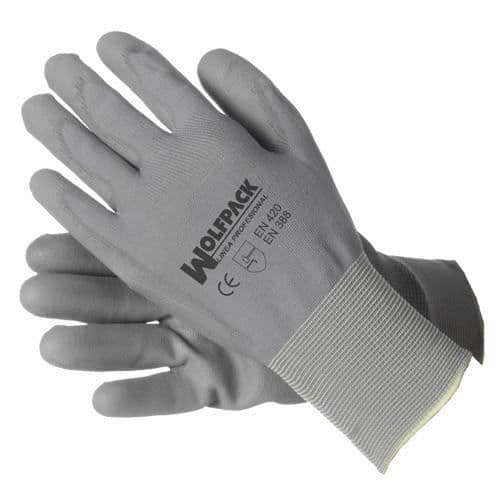 Guante Poliuretano / Nylon Seattle 8" (par)