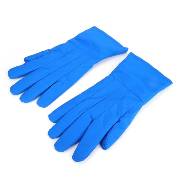 Kryogene handsker, -200℃ til -360℃ temperaturmodstand, rustfrit stål materiale,Blå