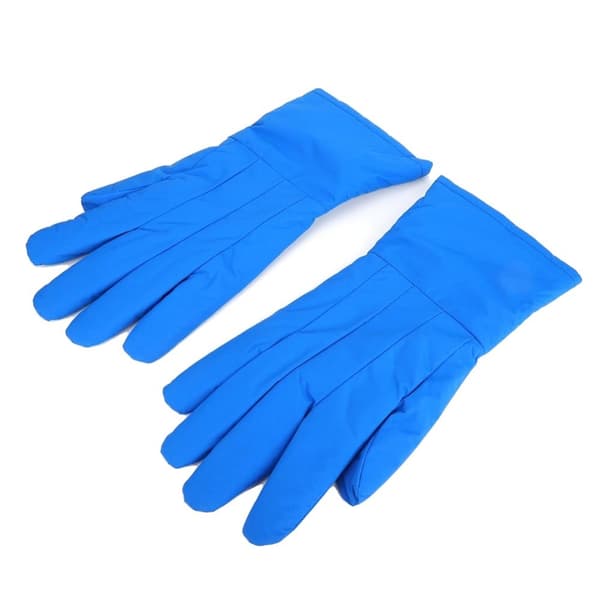 Kryogene handsker, -200℃ til -360℃ temperaturmodstand, rustfrit stål materiale,Blå