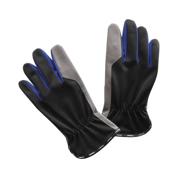 Polyester arbejdshandsker, ruskind i håndfladen, manuelle, størrelse 11, PROF