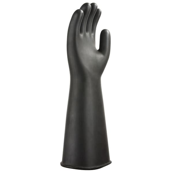 Kraftig latexhandske - Sort XL