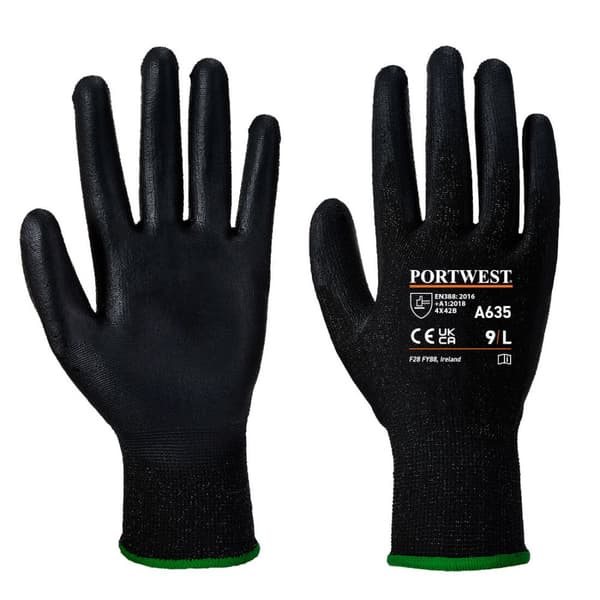 Eco-Cut Anti-cut handske - Sort XXL