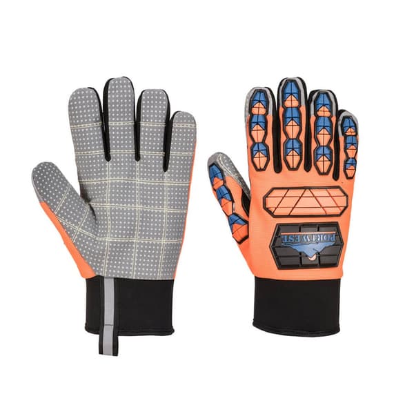 Aqua-Seal Pro Handske - Orange/Blå L