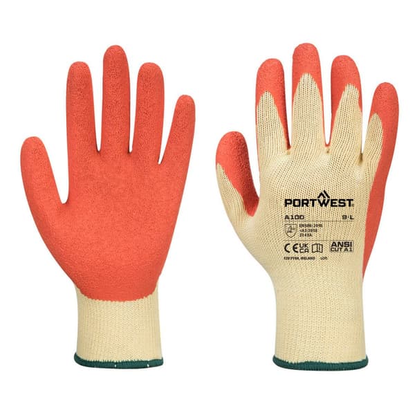 Grip Handske - Orange S
