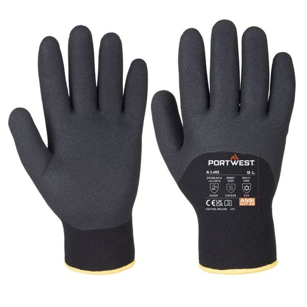 Arctic Isoleret Handske - Sort XL
