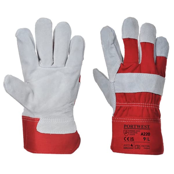 Rigger Premium Kromhandske - Rød XXXL