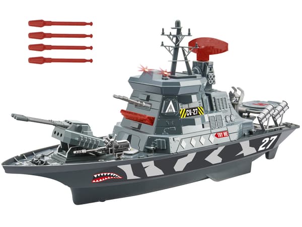 Military Ship  Lights Sounds