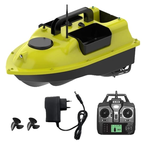 GPS Kalastus Syöttivene, 3 Syöttisäiliötä, 400-500M Kaukosäätimen Kantomatka, D18B EU 5200 mAh
