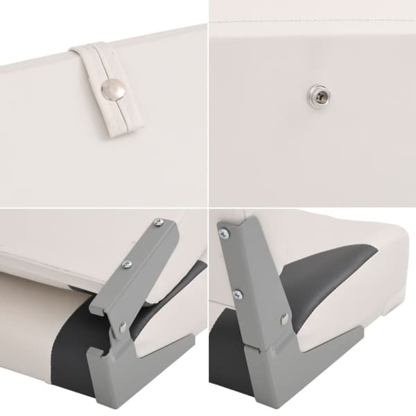 vidaXL bådsæde med selestrop 41x36x48 cm