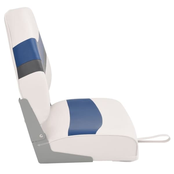vidaXL foldbare bådsæder 2 stk. 44x38x55 cm sort
