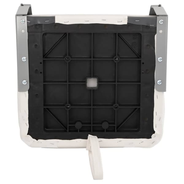 vidaXL foldbare bådsæder 2 stk. 41x36x48 cm sort