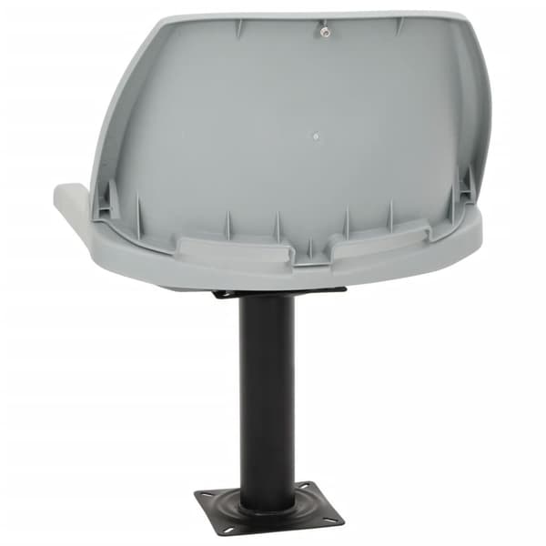 vidaXL foldbart bådsædesæt 4 dele 48x51x41 cm uden pude grå