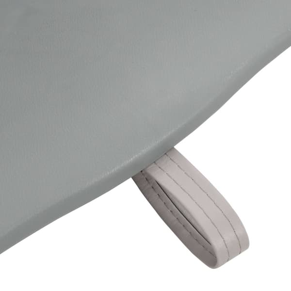 vidaXL foldbart bådsædesæt 2 dele 48x51x41 cm uden pude grå