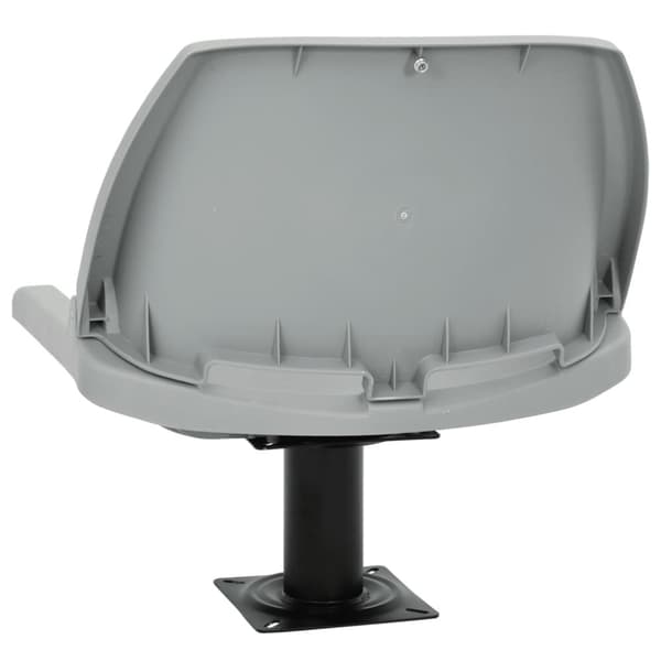vidaXL foldbart bådsædesæt 4 dele 48x51x41 cm uden pude grå