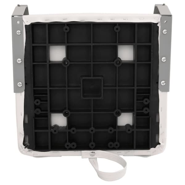 foldbare bådsæder 2 stk. 44x38x55 cm sort