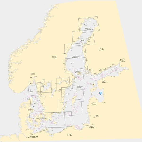 Kustkort Sjöfartsverket 10 Mälaren - Hjälmaren (Utgåva 2022)