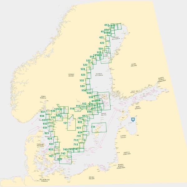 Skärgårdskort Sjöfartsverket 621 Slätbaken - Hävringe (Utgåva 2024)