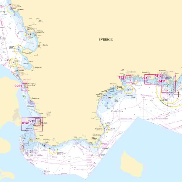 Specialkort Sjöfartsverket 9211 Port of Malmö (Utgåva 2024)