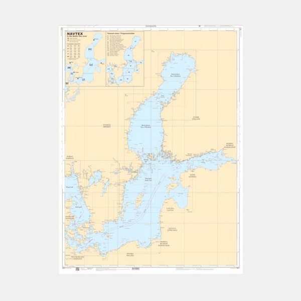 Översiktskort Sjöfartsverket 2 Östersjön (Utgåva 2021)