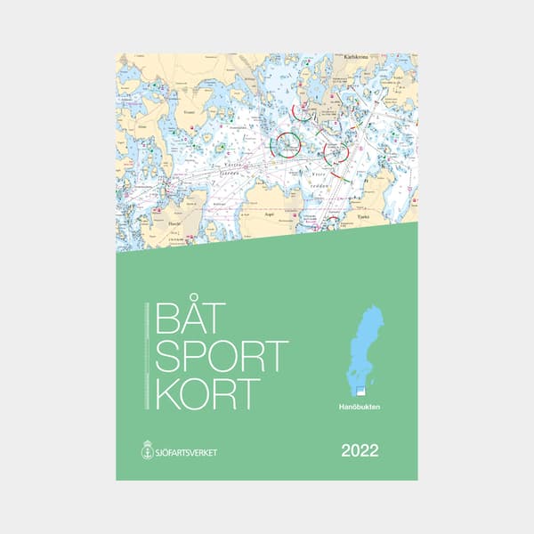 Båtsportkort Sjöfartsverket Hanöbukten, Bergkvara - Simrishamn (Utgåva 2022)