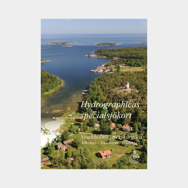 Båtsportkort Hydrographica 611 Stockholms ytterskärgård, Arholma - Söderarm - Rödlöga, A3 ringbundet