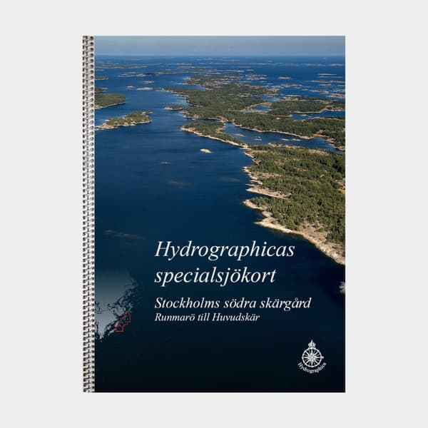Båtsportkort Hydrographica 616 Stockholms södra skärgård - Runmarö till Huvudskär, A3 ringbundet