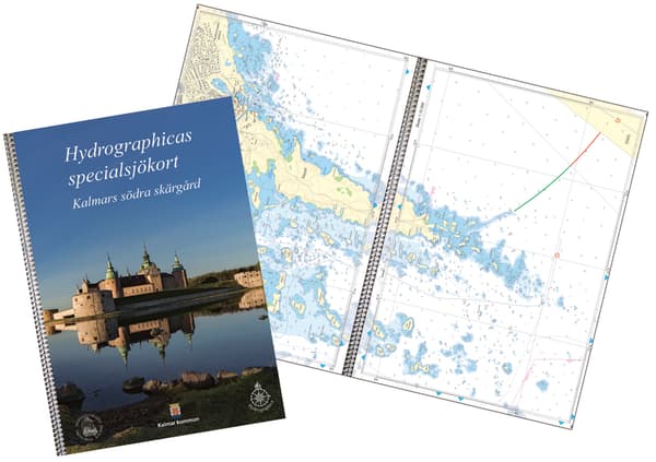 Båtsportkort Hydrographica 713 Kalmars södra skärgård, A3 ringbundet