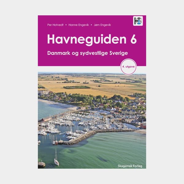 Hamnguide Skagerrak Förlag Havneguiden 6, Danmark &amp; Sydvästra Sverige, utgåva 4, dansk text