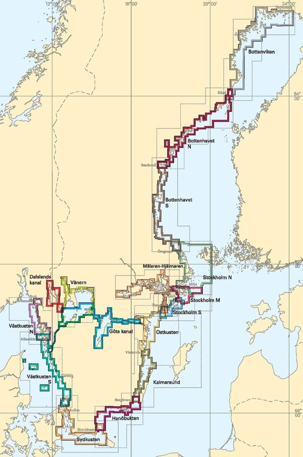 Båtsportkort Sjöfartsverket Västkusten norra, Svinesund - Måseskär (Utgåva 2023 - ej senaste utgåvan)