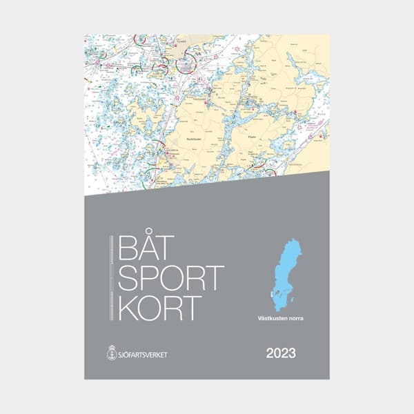 Båtsportkort Sjöfartsverket Västkusten norra, Svinesund - Måseskär (Utgåva 2023 - ej senaste utgåvan)
