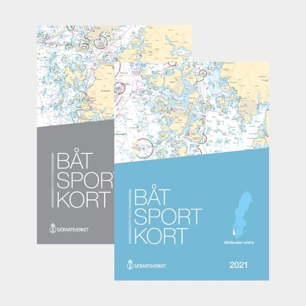 Båtsportkortspaket Sjöfartsverket - Hela västkusten (Norra + södra)