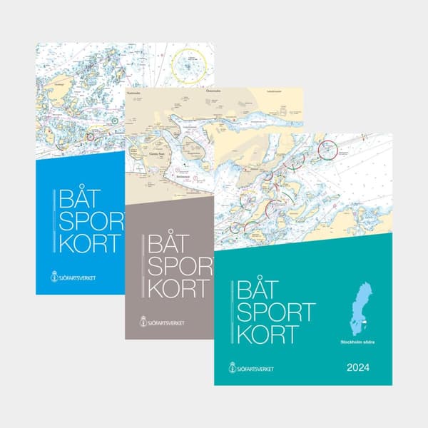 Båtsportkortspaket Sjöfartsverket - Hela stockholms skärgård (Norra + mellersta + södra)