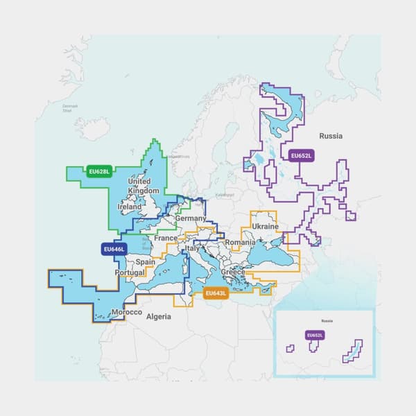 Elektroniskt sjökort Navionics Nav+ EU644L - Östersjön