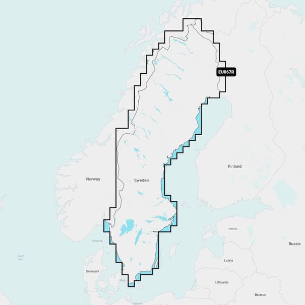 Elektroniskt sjökort Navionics Nav+ EU067R - Svenska sjöar