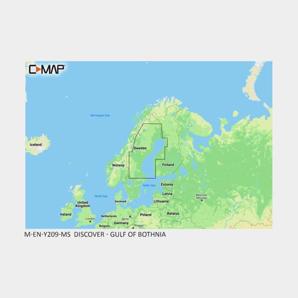 Elektroniskt sjökort C-MAP Discover - Bottniska viken