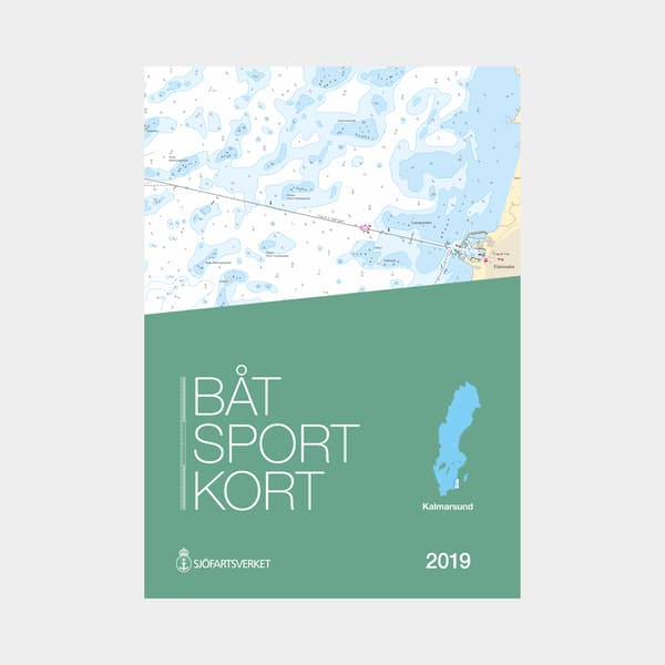 Båtsportkort Sjöfartsverket Kalmarsund, Västervik - Bergkvara (Utgåva 2019 - ej senaste utgåvan)
