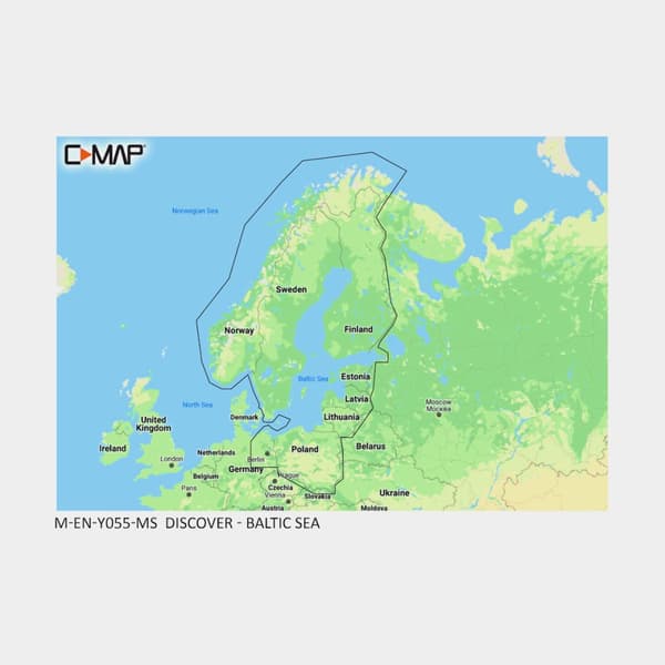 Elektroniskt sjökort C-MAP Discover - Sverige, Finland, Norge &amp; Östersjön