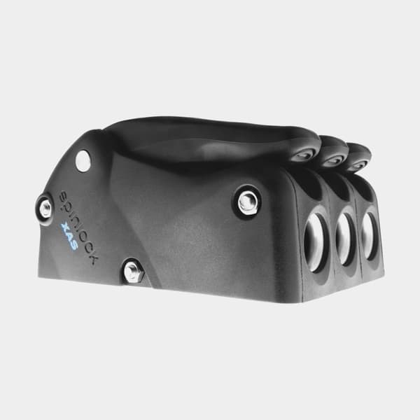 Avlastare Spinlock XAS Clutch Black, trippel, för Ø6 - 12 mm tamp