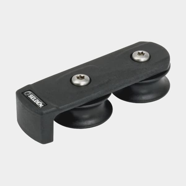 Däcksblock Seldén Organizer 40, däcksmonterad, 2-delat, passar tampar Ø10 - 14 mm