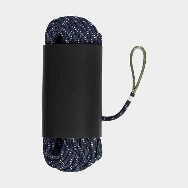Fallina med naken splitsad Dyneema-ögla Robline Globe 5000 MK3, Dyneema SK38-kärna, 24-flätat polyester-hölje, blå Tamputförande: 30 meter x Ø8 mm