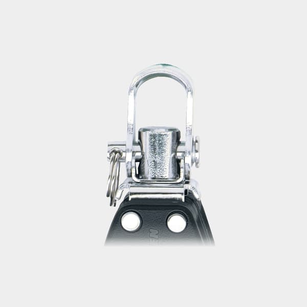 Dubbelblock med schackel Harken Carbo Air 29 mm, roterande, glidlagrat, passar tampar Ø4 - 8 mm