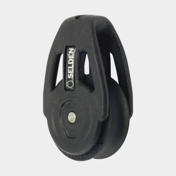 Enkelblock Seldén BBB 40, fast, kullagrat, fästs med tamp, passar tampar Ø6 - 10 mm