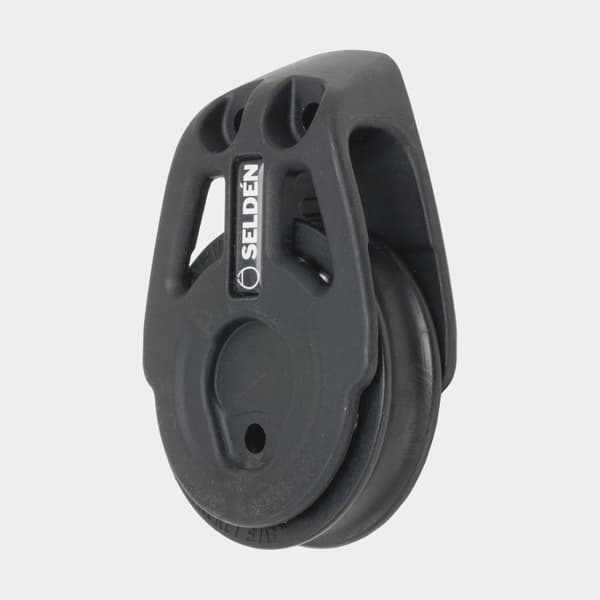 Däcksblock Seldén BBB 60 Heavy Duty, däcksmonterad, kullagrat, passar tampar Ø6 - 10 mm