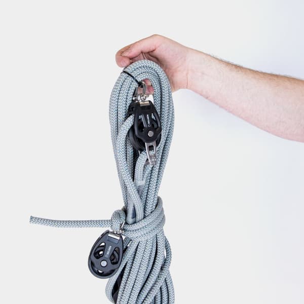 Kicktalja utan skotlås Seldén Tackle 4:1 PBB 60, Ø10 mm x 12 meter, 3 block