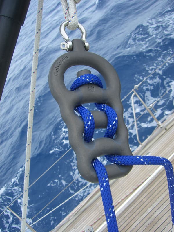 Bombroms Wichard Gyb'easy Boom Brake, för segel upp till 40 m² + Gyb'Flex-lina (Ø11 mm x 16 meter)