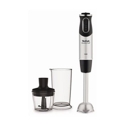 TEFAL | Blender | Quickchef 2-in-1 HB659838 | Hand Blender | 1000 W | Number of speeds 20 | Turbo mode | Chopper | Stainless steel